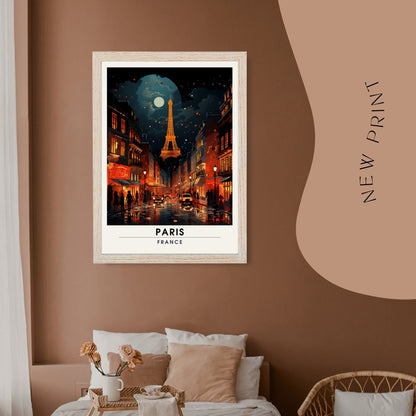 Impression Paris | Poster Paris la nuit