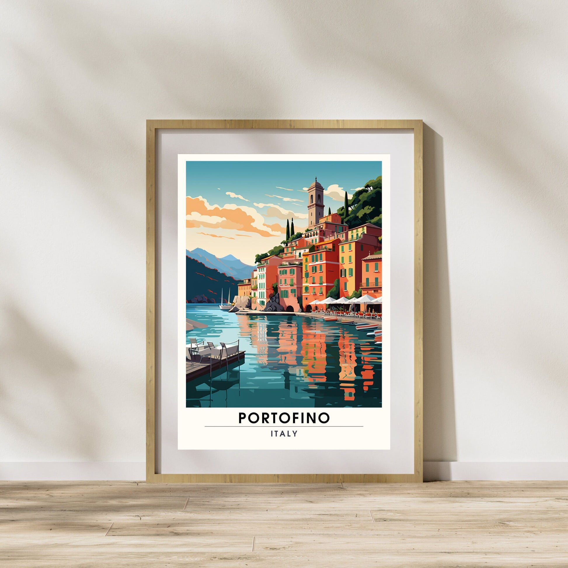 Impression Portofino | pster de voyage Portofino