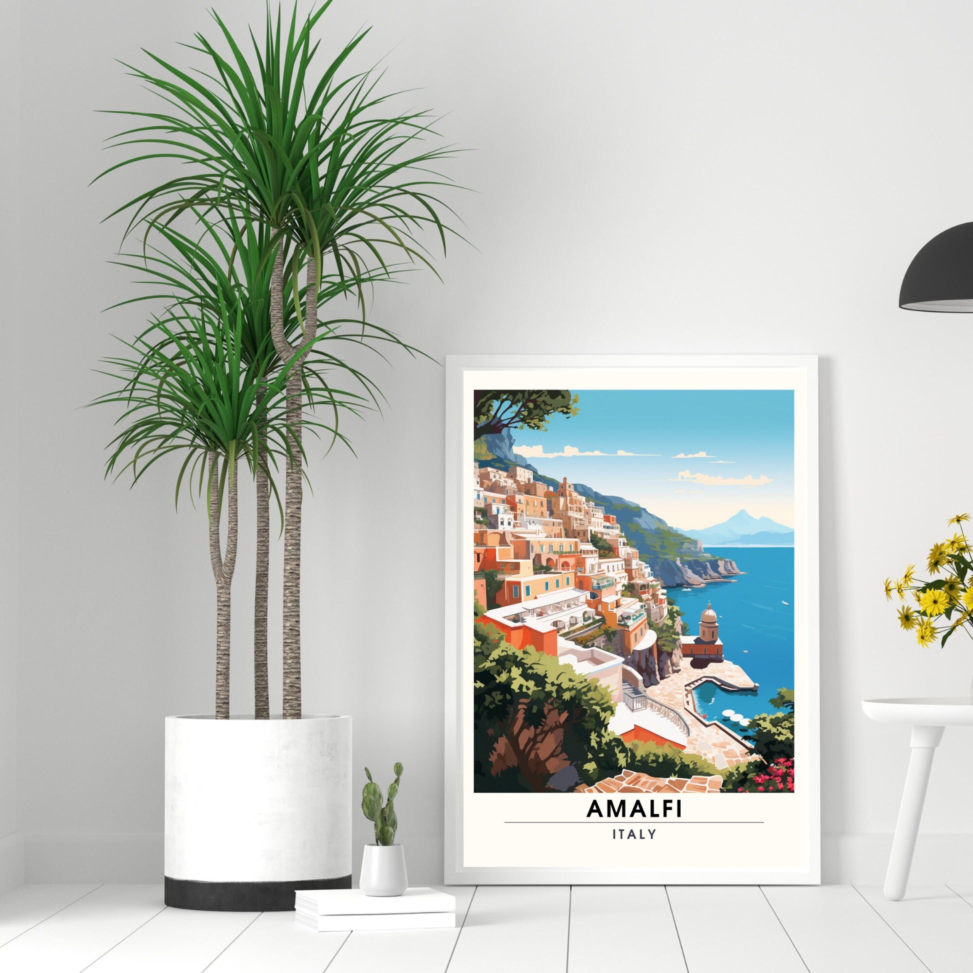 Impression Amalfi | Poster de voyage Amalfi | impression Côte amalfitaine