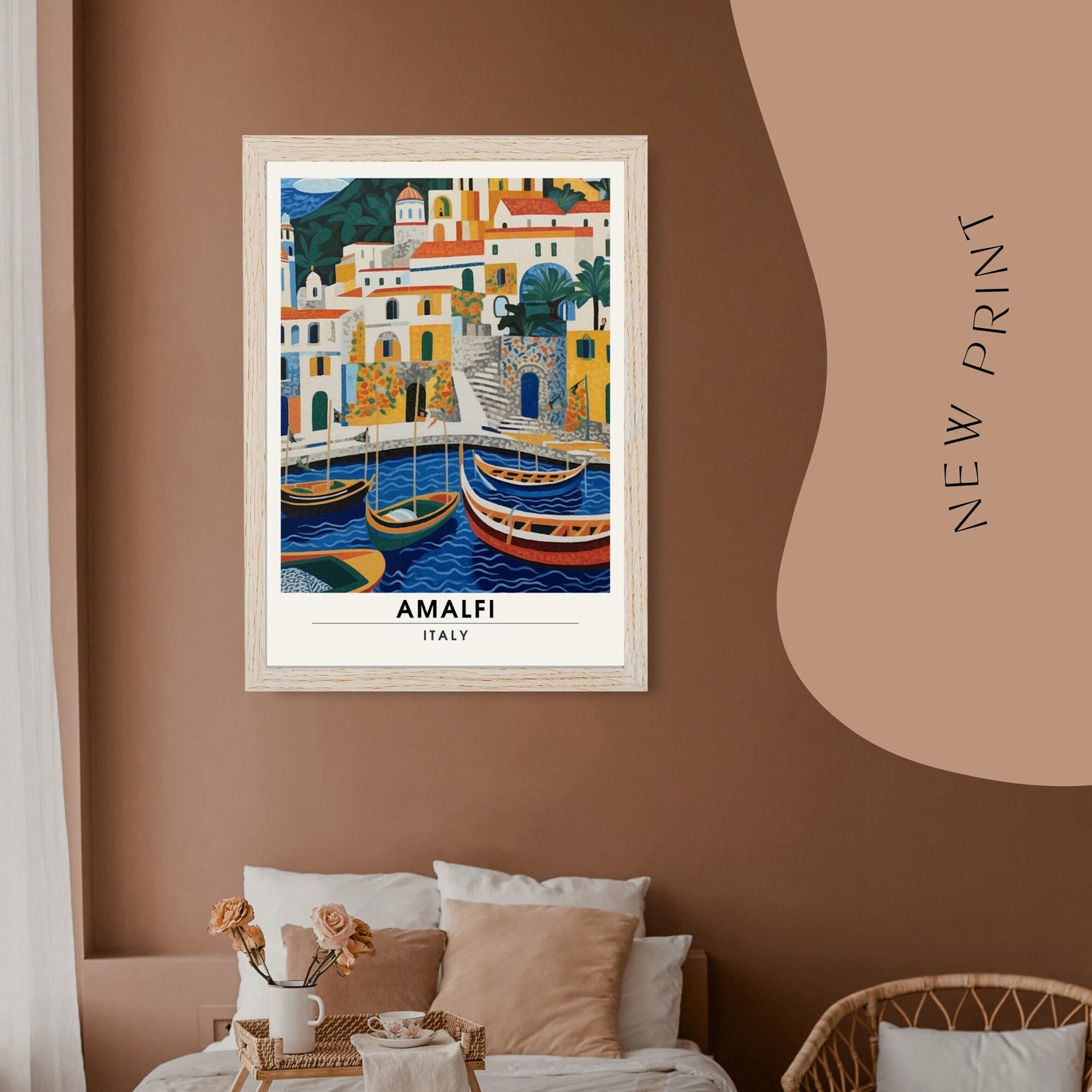 Impression Amalfi | Poster de voyage Amalfi | impression Italie