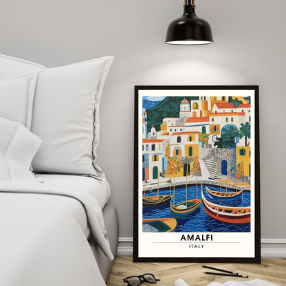 Impression Amalfi | Poster de voyage Amalfi | impression Italie