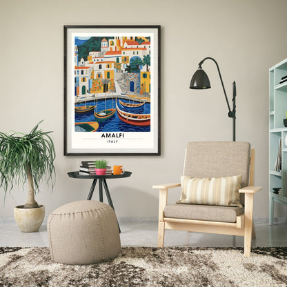 Impression Amalfi | Poster de voyage Amalfi | impression Italie