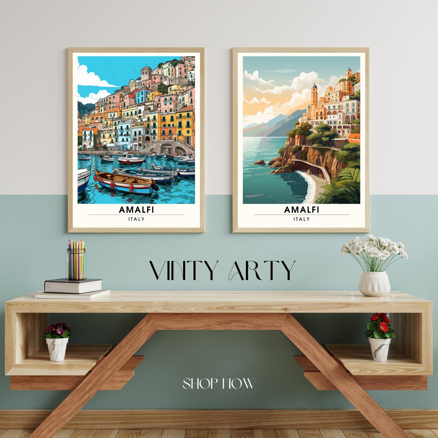 Impression Amalfi | Poster de voyage Amalfi | impression Italie