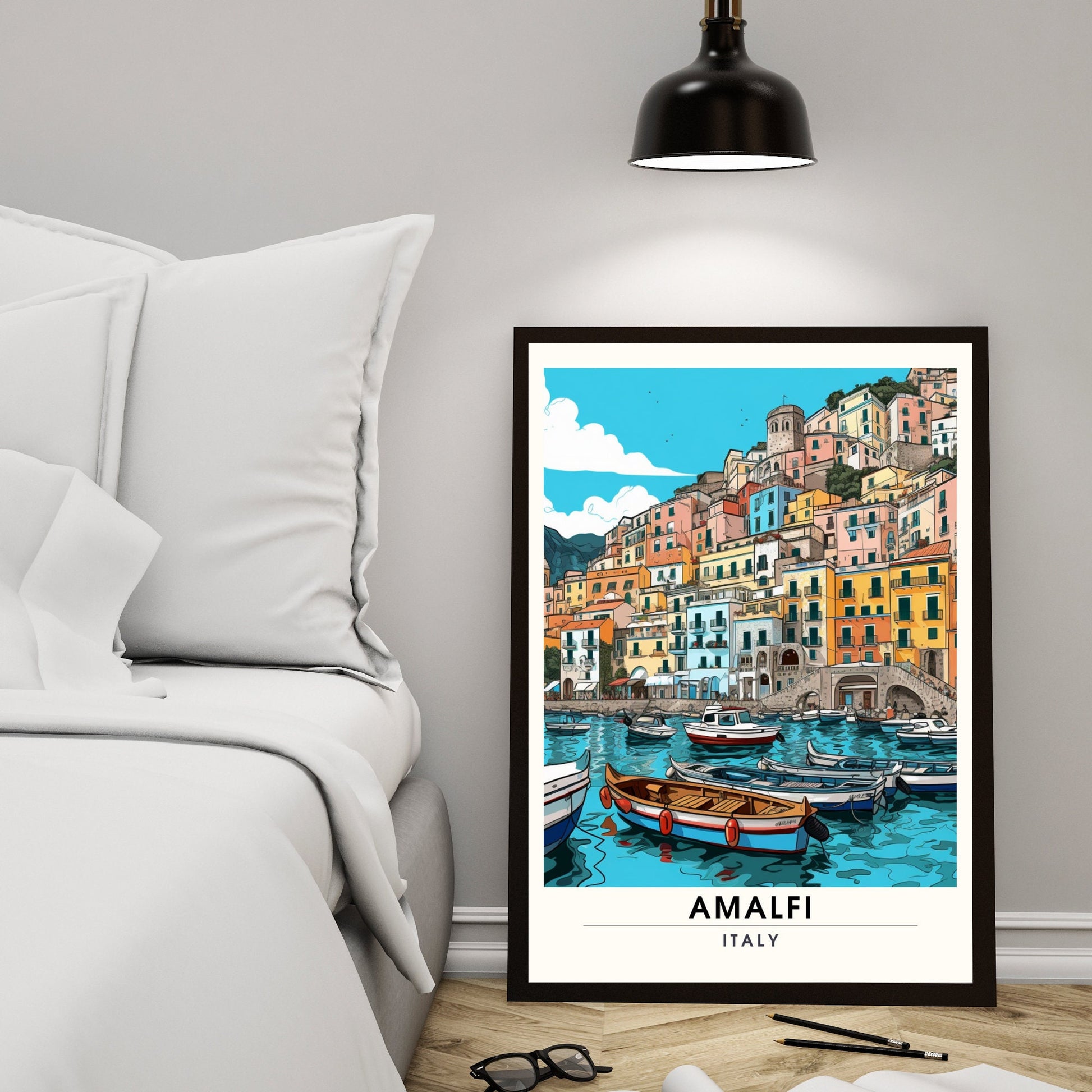 Impression Amalfi | Poster de voyage Amalfi | impression Italie