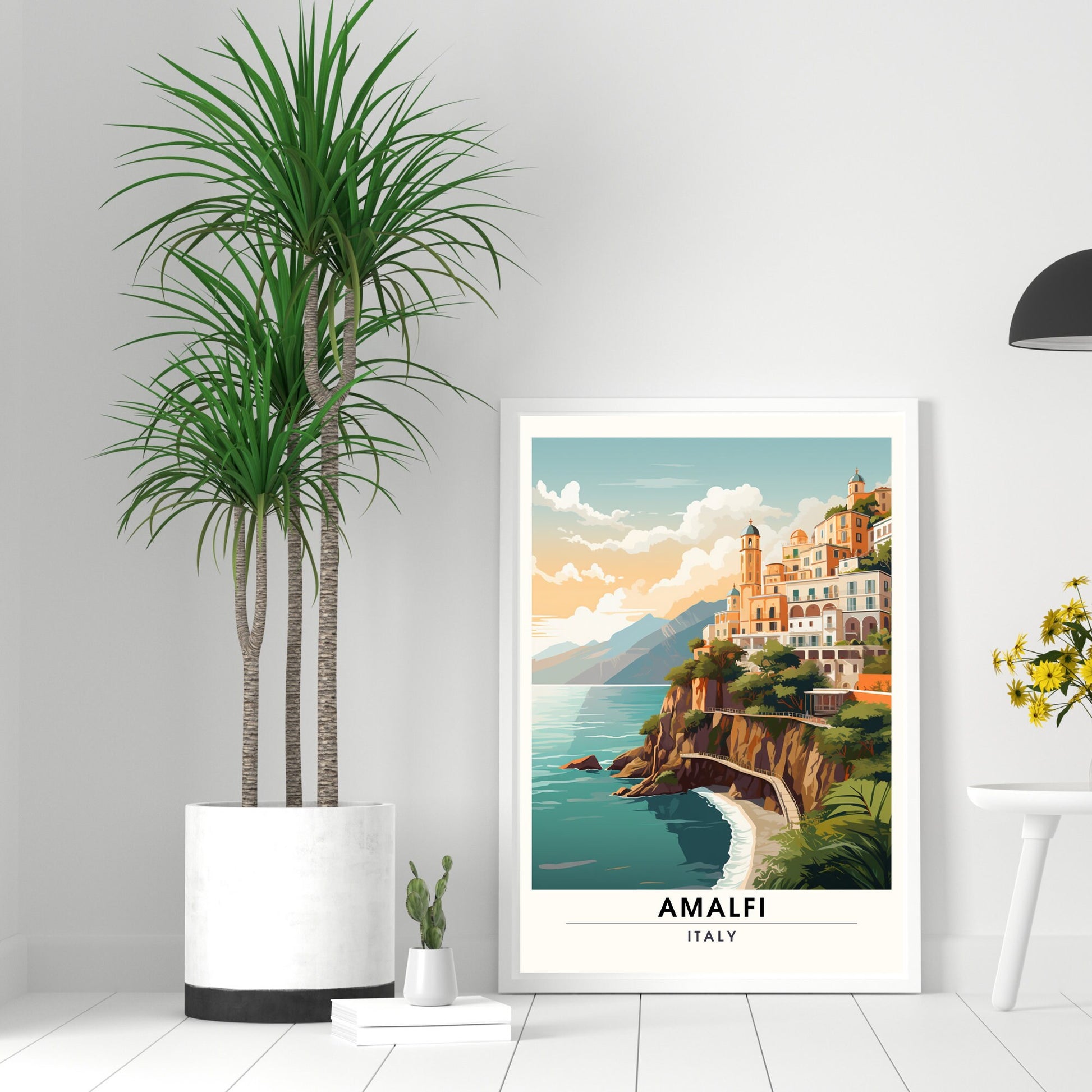 Impression Amalfi | Poster de voyage Amalfi, Italie