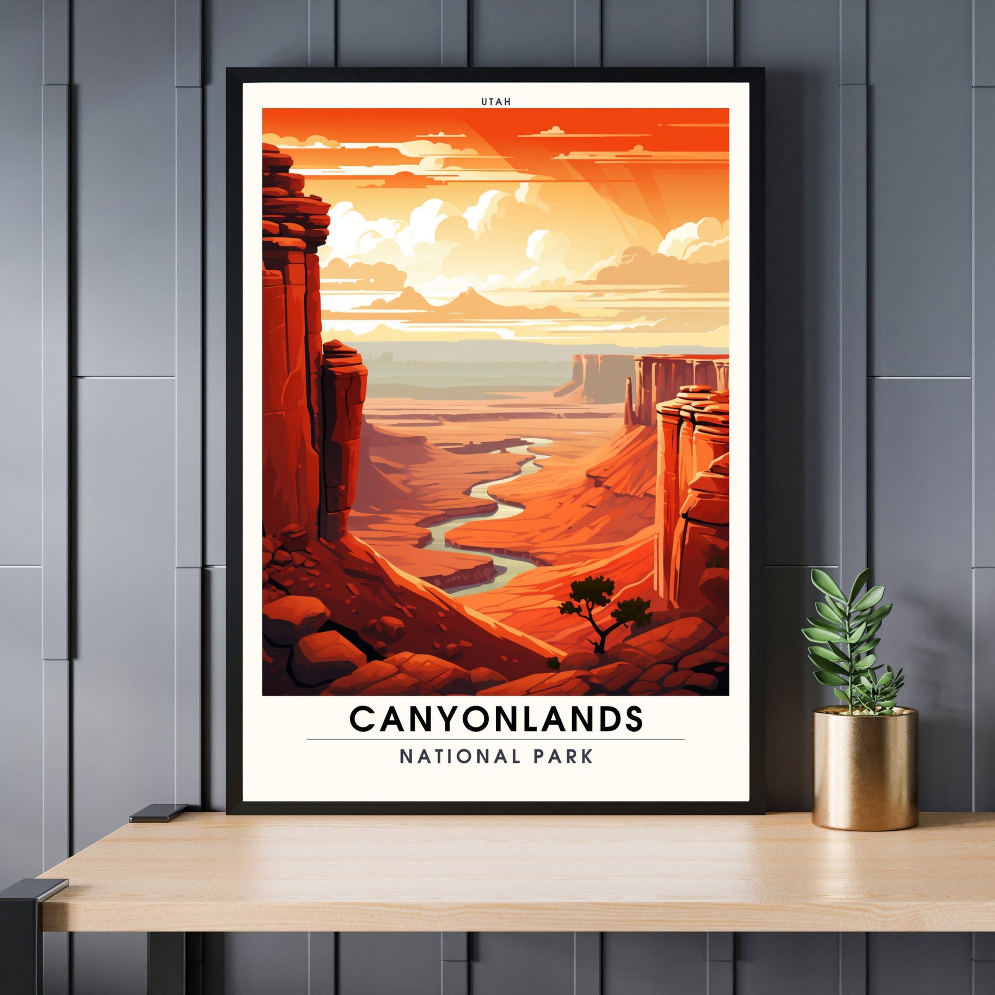 Canyonlands National Park Print | US National Park Print | National Park Poster