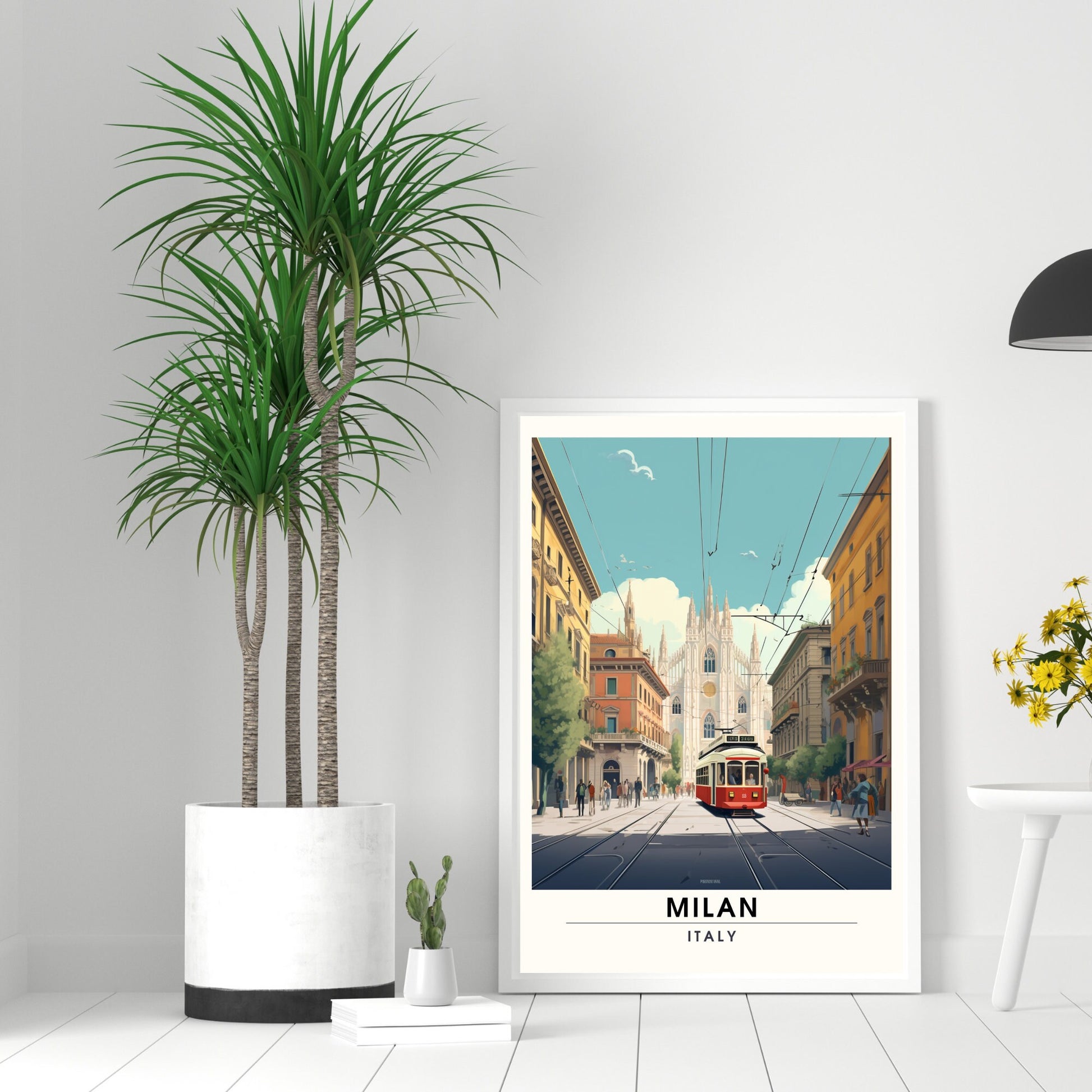 Impression Milan | Poster de voyage Milan | Duomo Milan