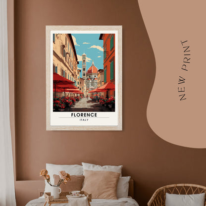 Impression Florence | poster de voyage Florence, Italie