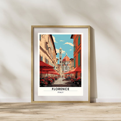 Impression Florence | poster de voyage Florence, Italie