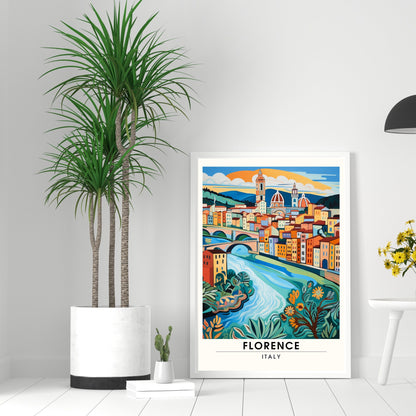 Impression Florence | poster de voyage Italie