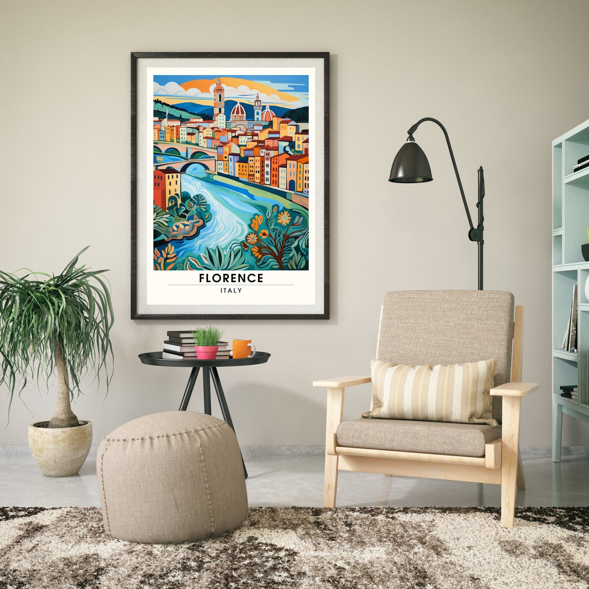 Impression Florence | poster de voyage Italie