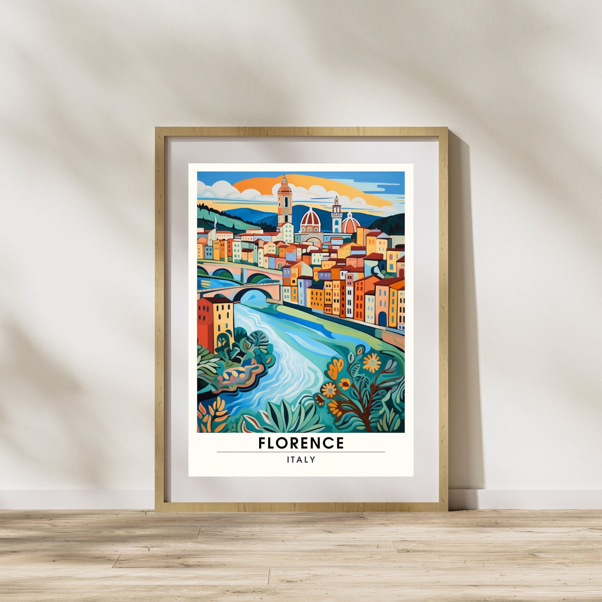 Impression Florence | poster de voyage Italie