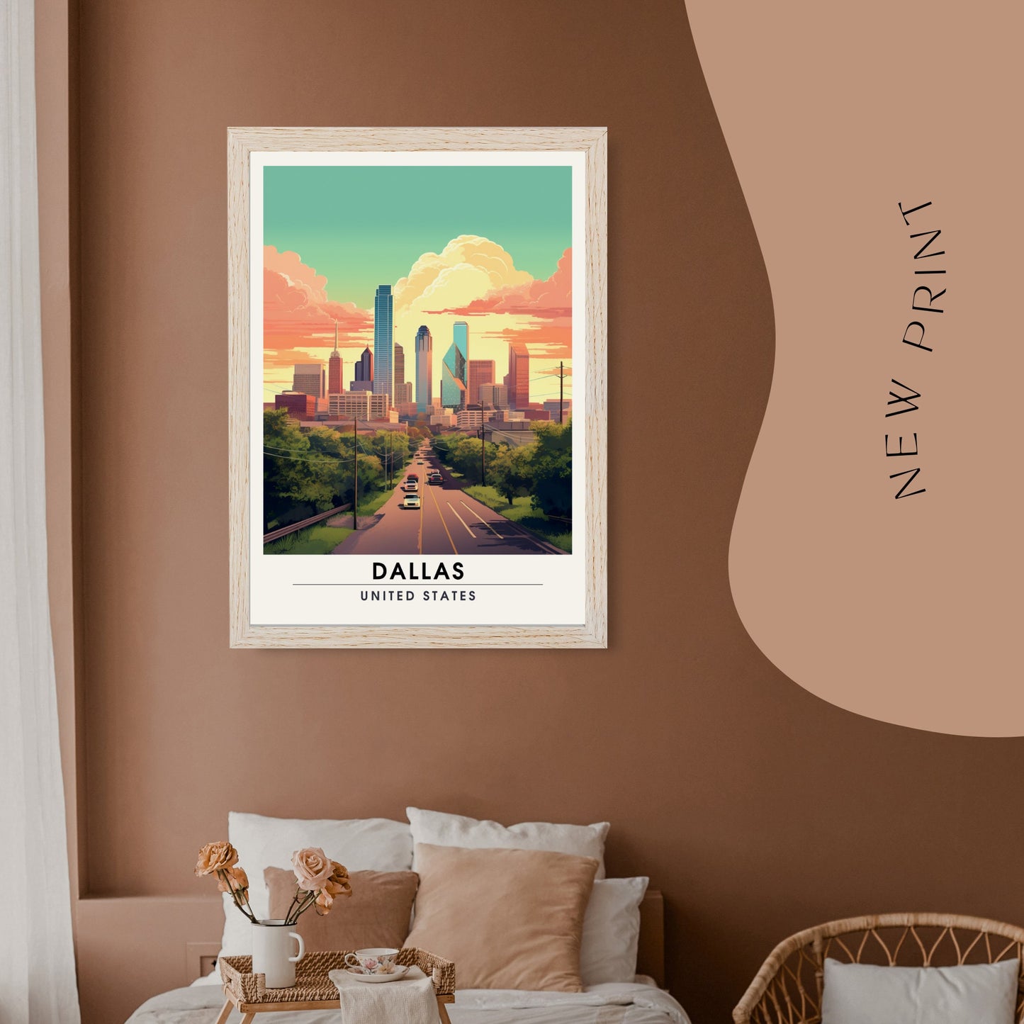 Impression Dallas | Impression de voyage Dallas | Poster Dallas