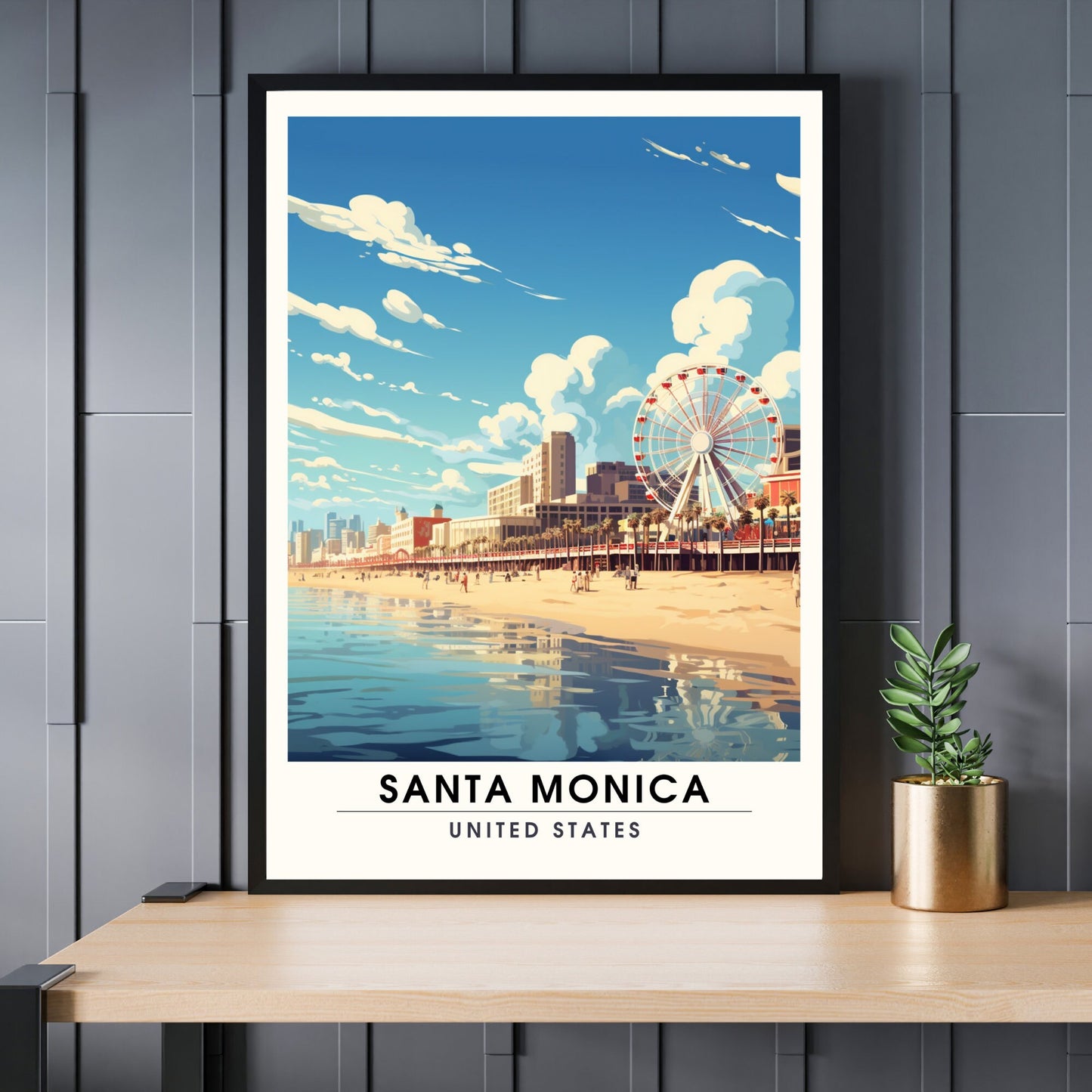 Impression Santa Monica State Beach | Impression de voyage Santa Monica Beach