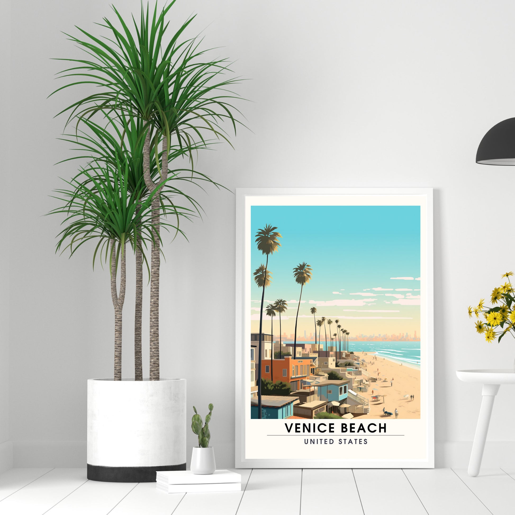 Impression Venice Beach | Impression de voyage Venice Beach | Poster Venice Beach