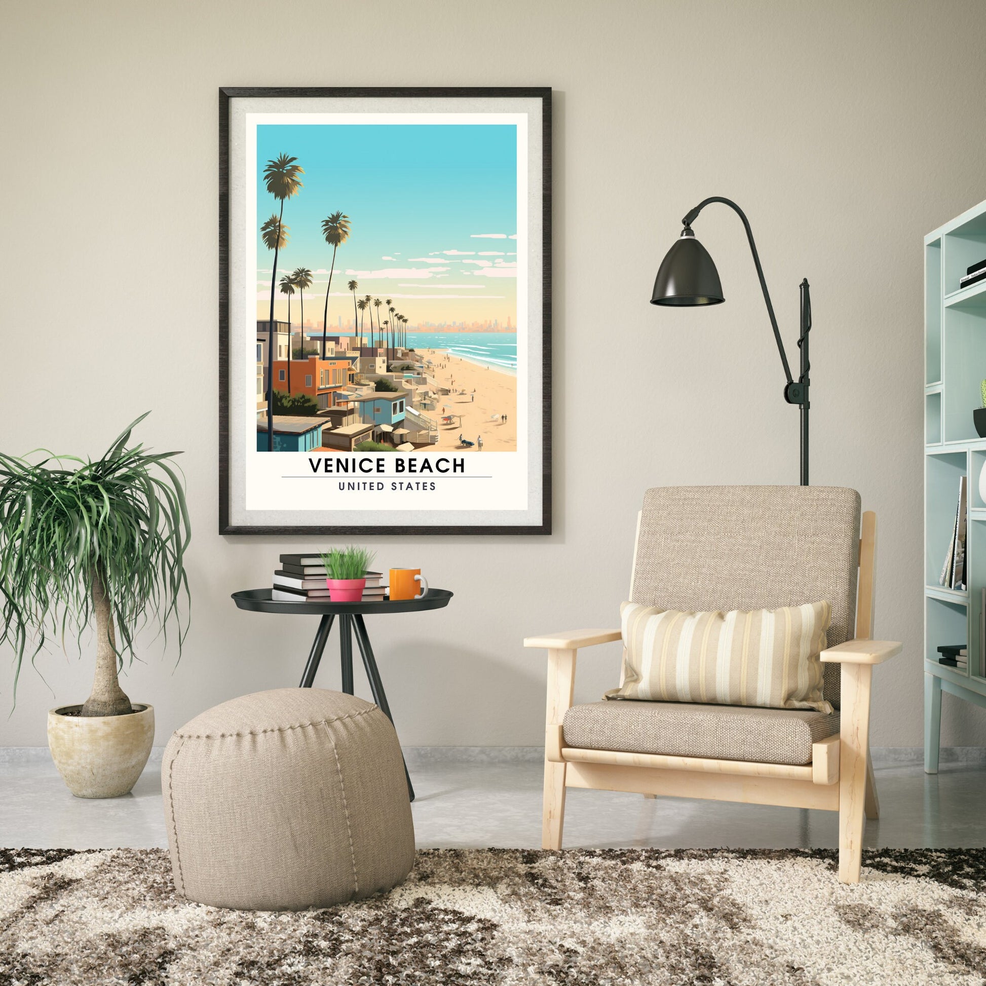 Impression Venice Beach | Impression de voyage Venice Beach | Poster Venice Beach