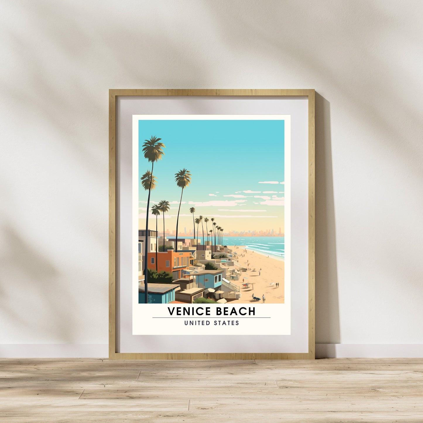 Impression Venice Beach | Impression de voyage Venice Beach | Poster Venice Beach