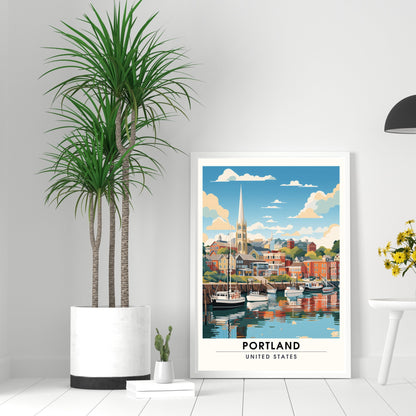 Impression Portland | impression de voyage Portland | Poster Port de Portland