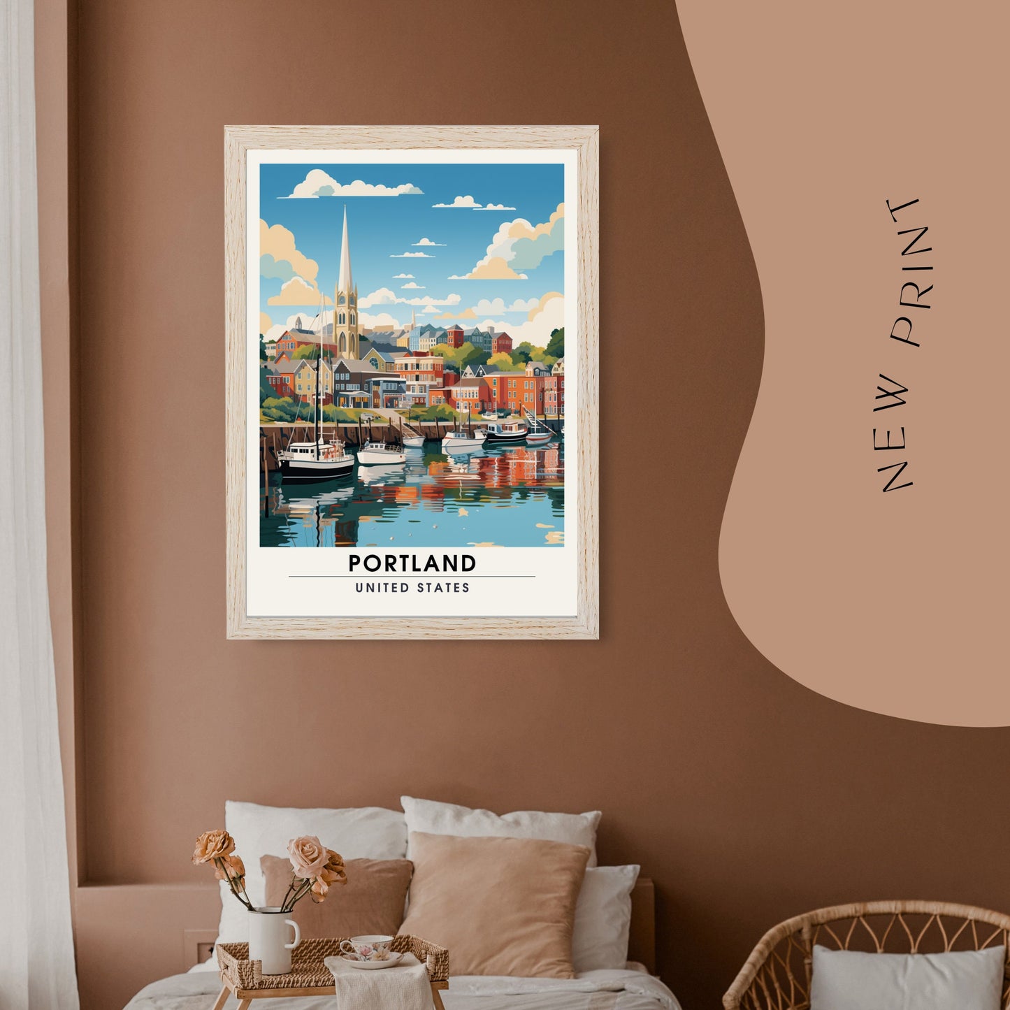 Impression Portland | impression de voyage Portland | Poster Port de Portland