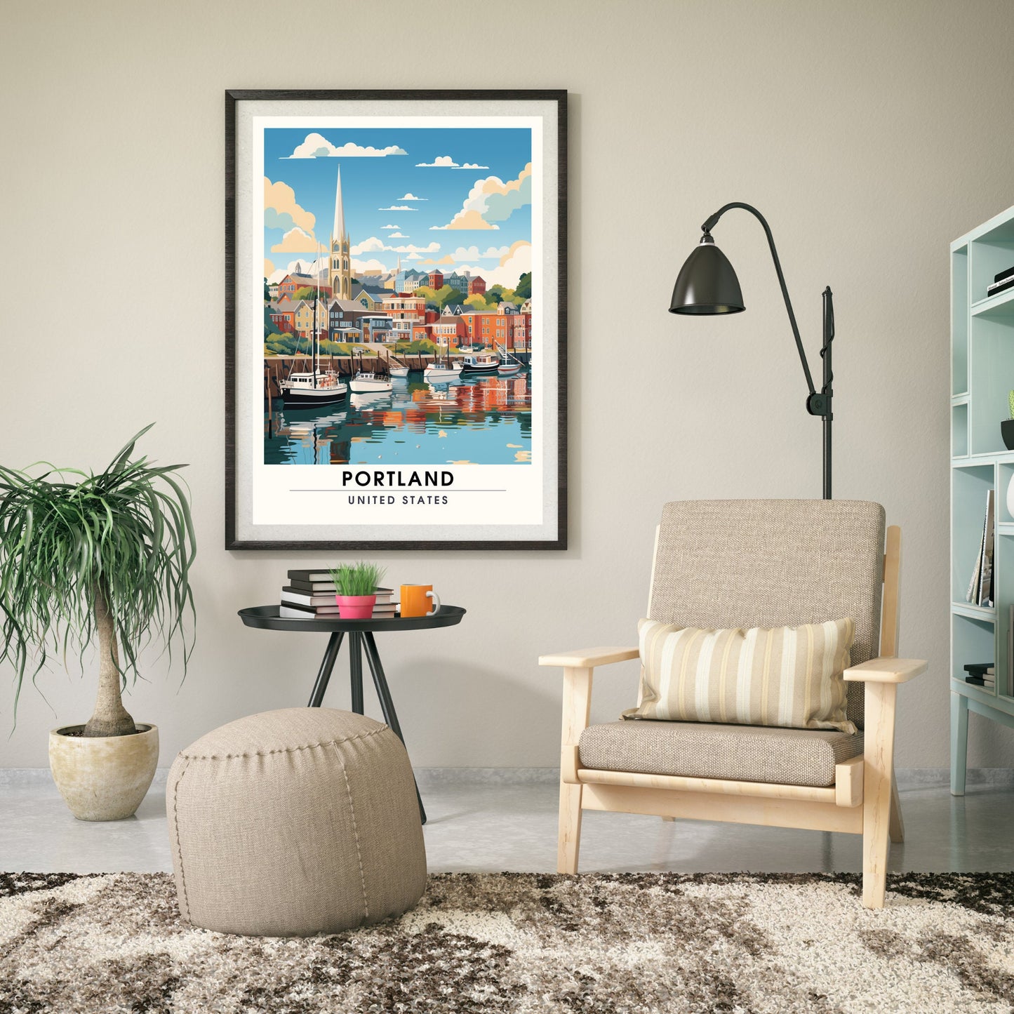 Impression Portland | impression de voyage Portland | Poster Port de Portland