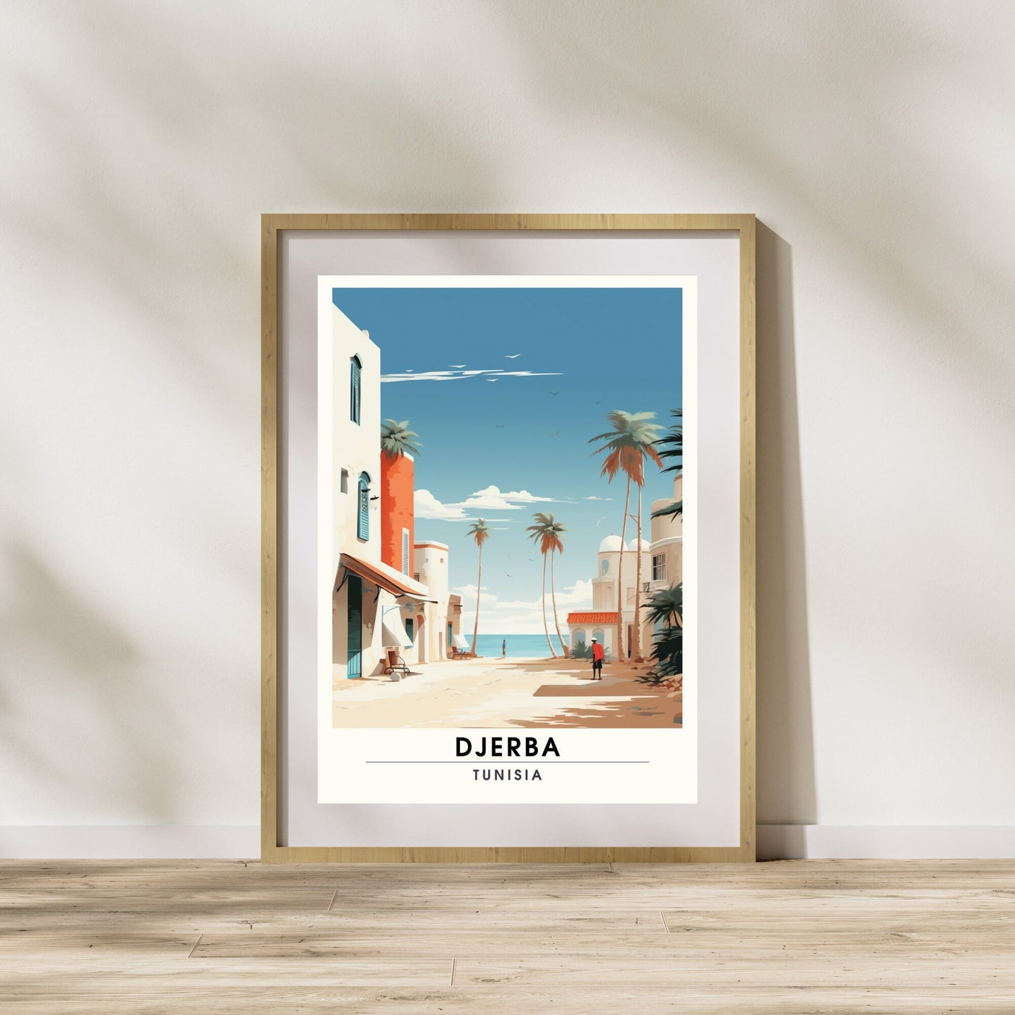 Impression Djerba | Impression de voyage Djerba | Poster Tunisie