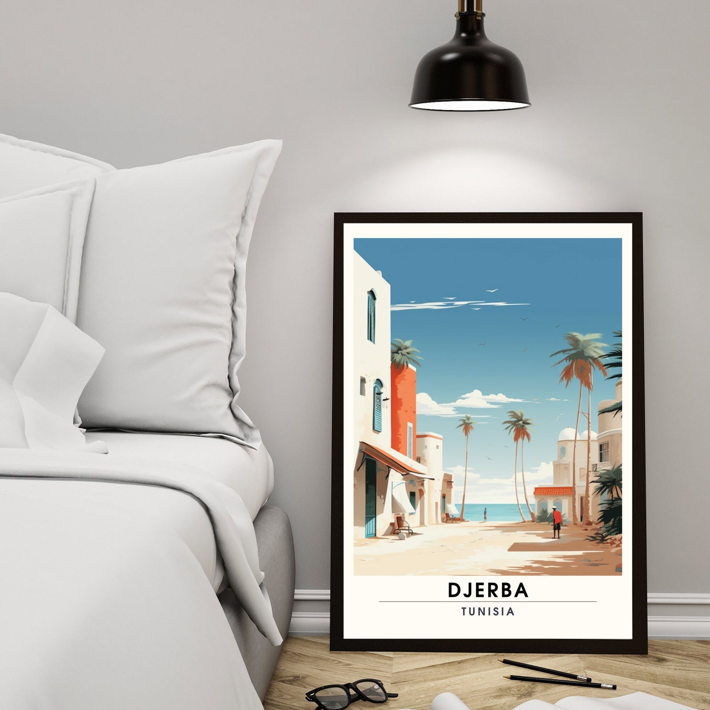 Impression Djerba | Impression de voyage Djerba | Poster Tunisie