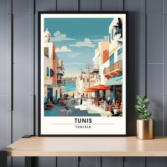 Impression Tunis | Impression de voyage Tunis | Poster Tunisie