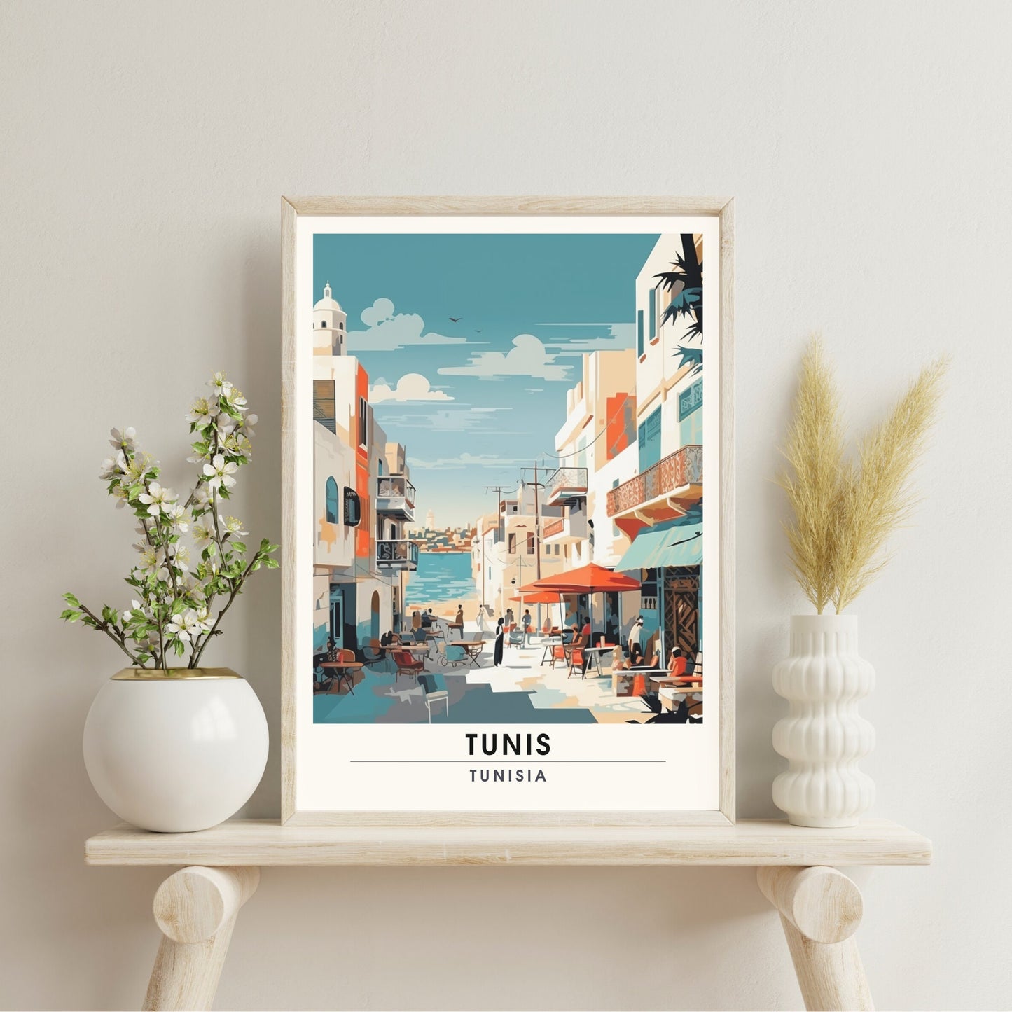 Impression Tunis | Impression de voyage Tunis | Poster Tunisie