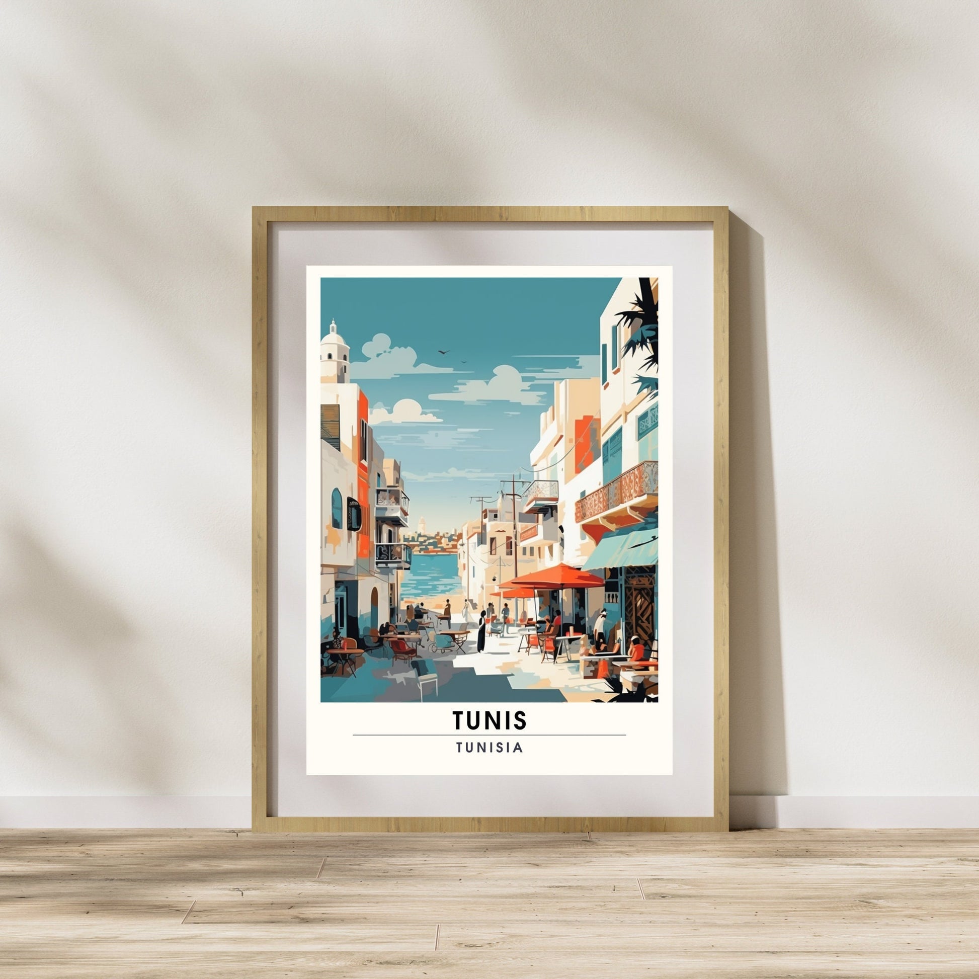 Impression Tunis | Impression de voyage Tunis | Poster Tunisie