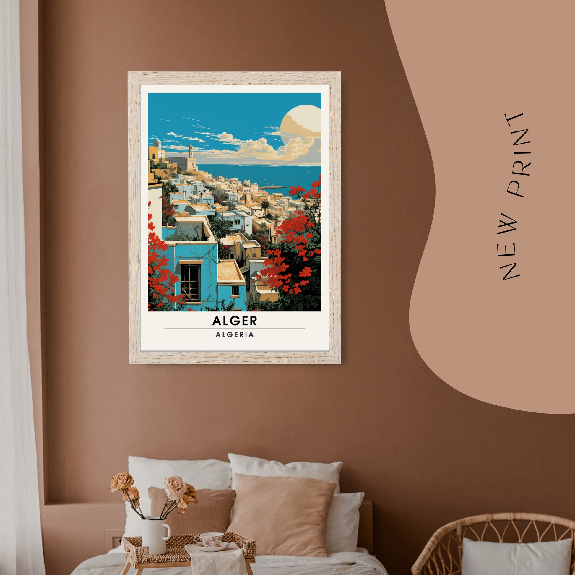 Impression Alger | Impression de voyage Alger | Affiche Casbah d'Alger