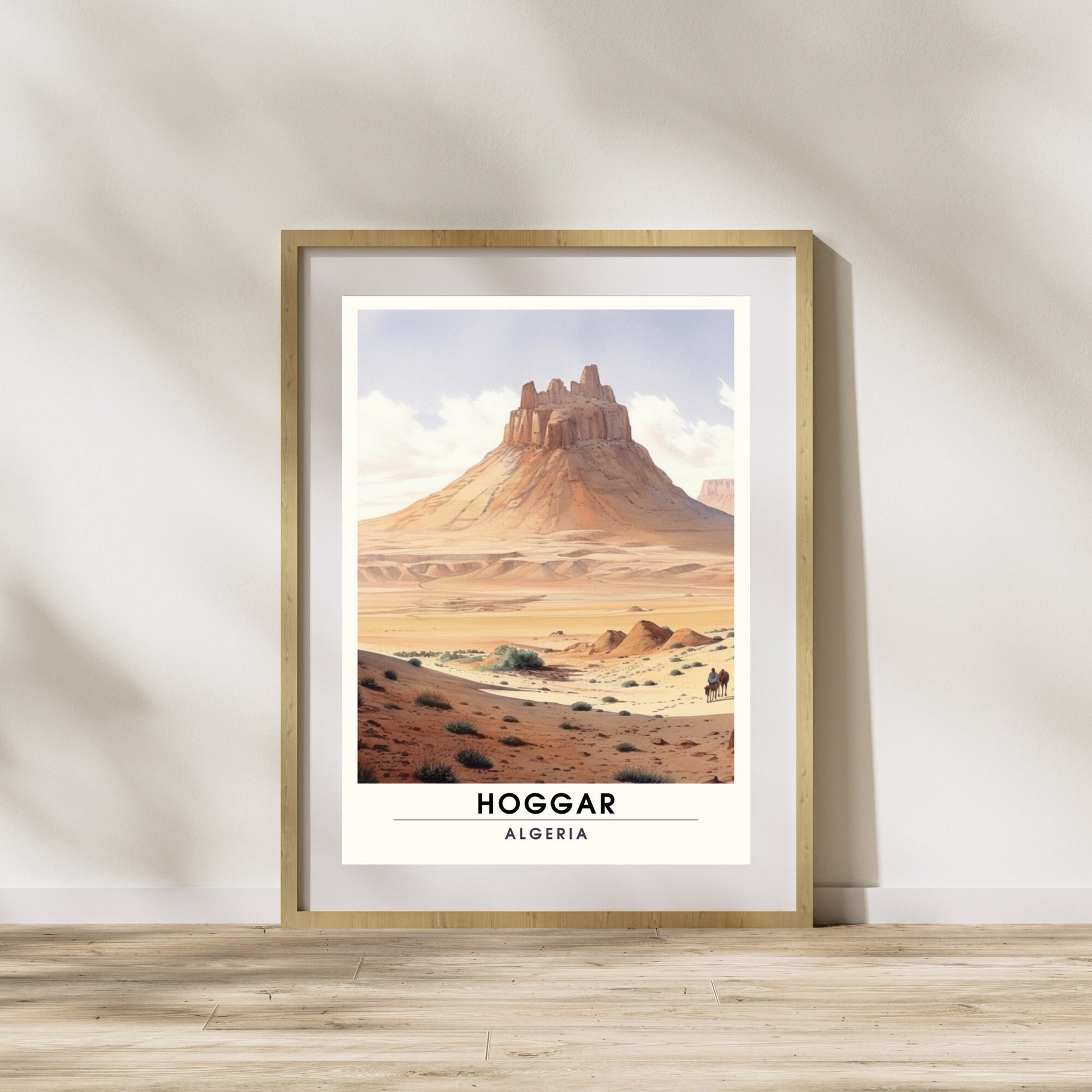 Impression Hoggar | Impression de voyage Hoggar | Affiche Tamanrasset, Algérie