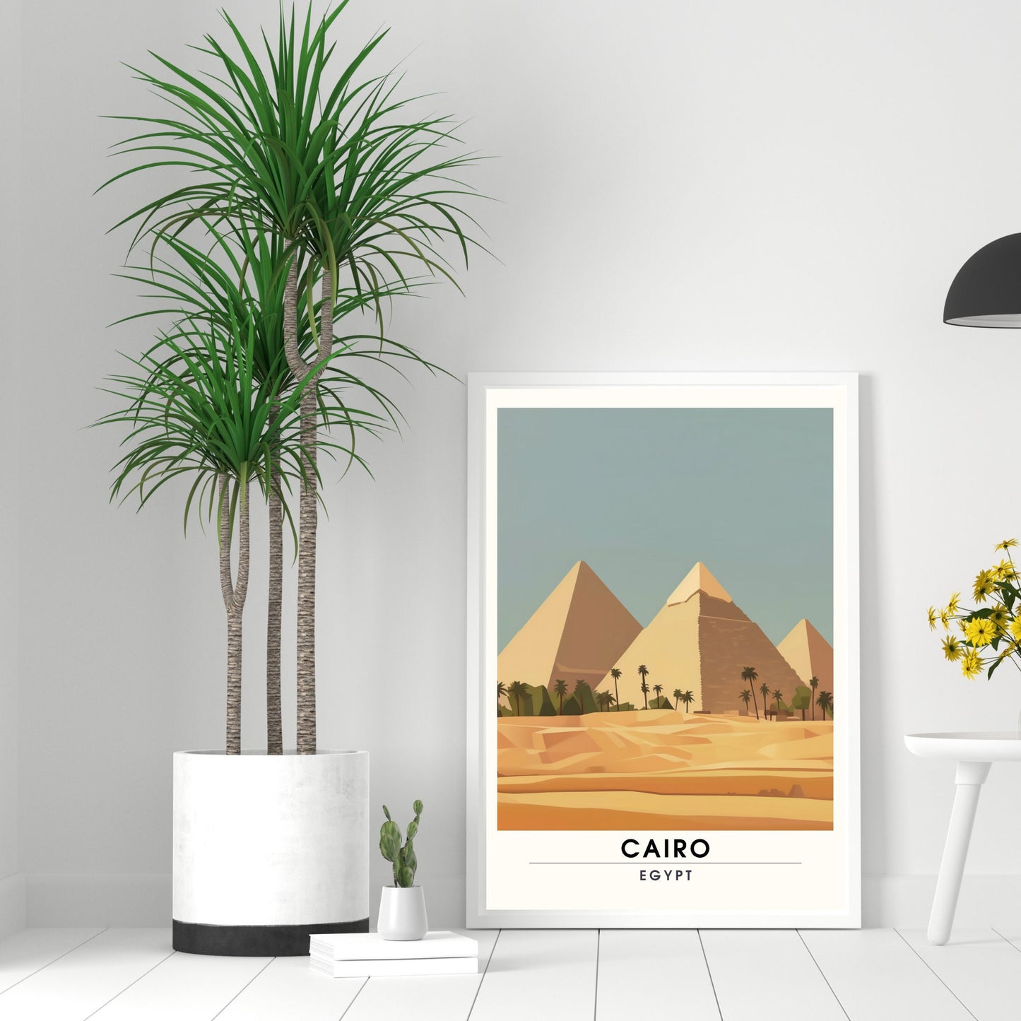 Impression Le Caire, Egypte | Impression de voyage Le Caire, Egypte | Affiche les Pyramides