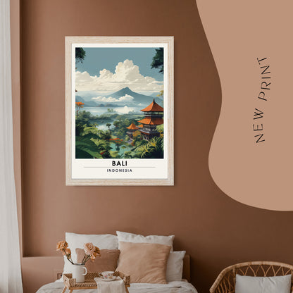 Impression Bali | Impression de voyage Bali | Poster Indonésie