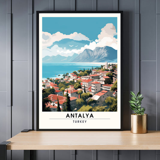 Impression Antalya | Impression de voyage Antalya | Poster Turquie