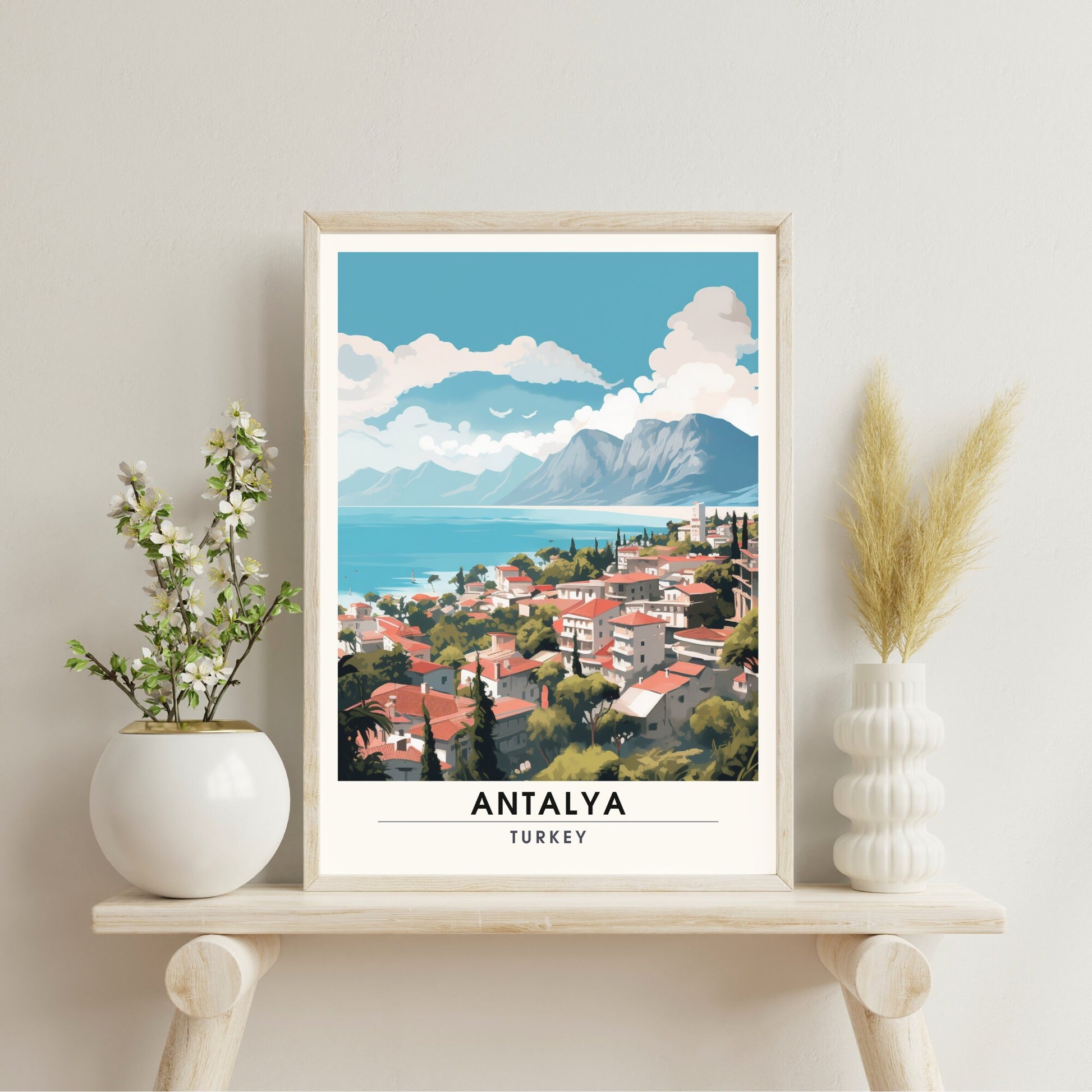 Impression Antalya | Impression de voyage Antalya | Poster Turquie