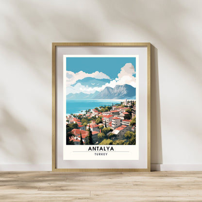 Impression Antalya | Impression de voyage Antalya | Poster Turquie