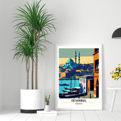 Impression Istanbul | Impression de voyage Istanbul | Poster Turquie