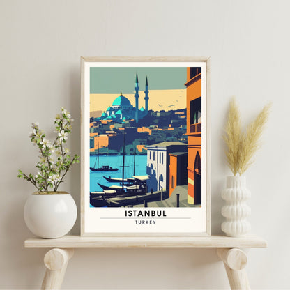 Impression Istanbul | Impression de voyage Istanbul | Poster Turquie