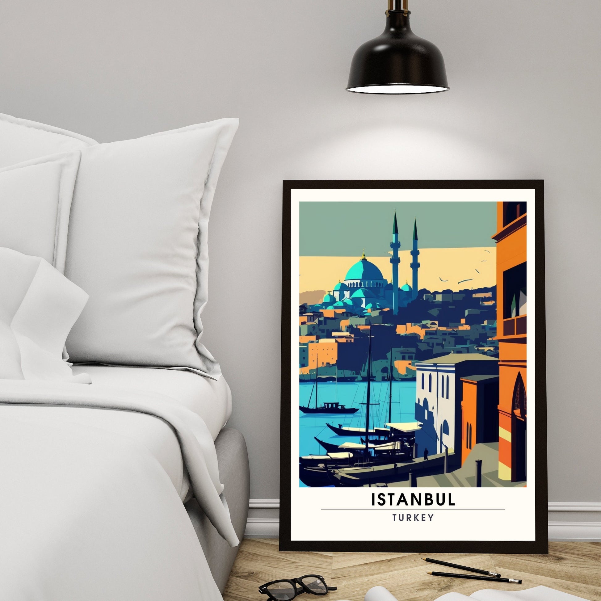 Impression Istanbul | Impression de voyage Istanbul | Poster Turquie