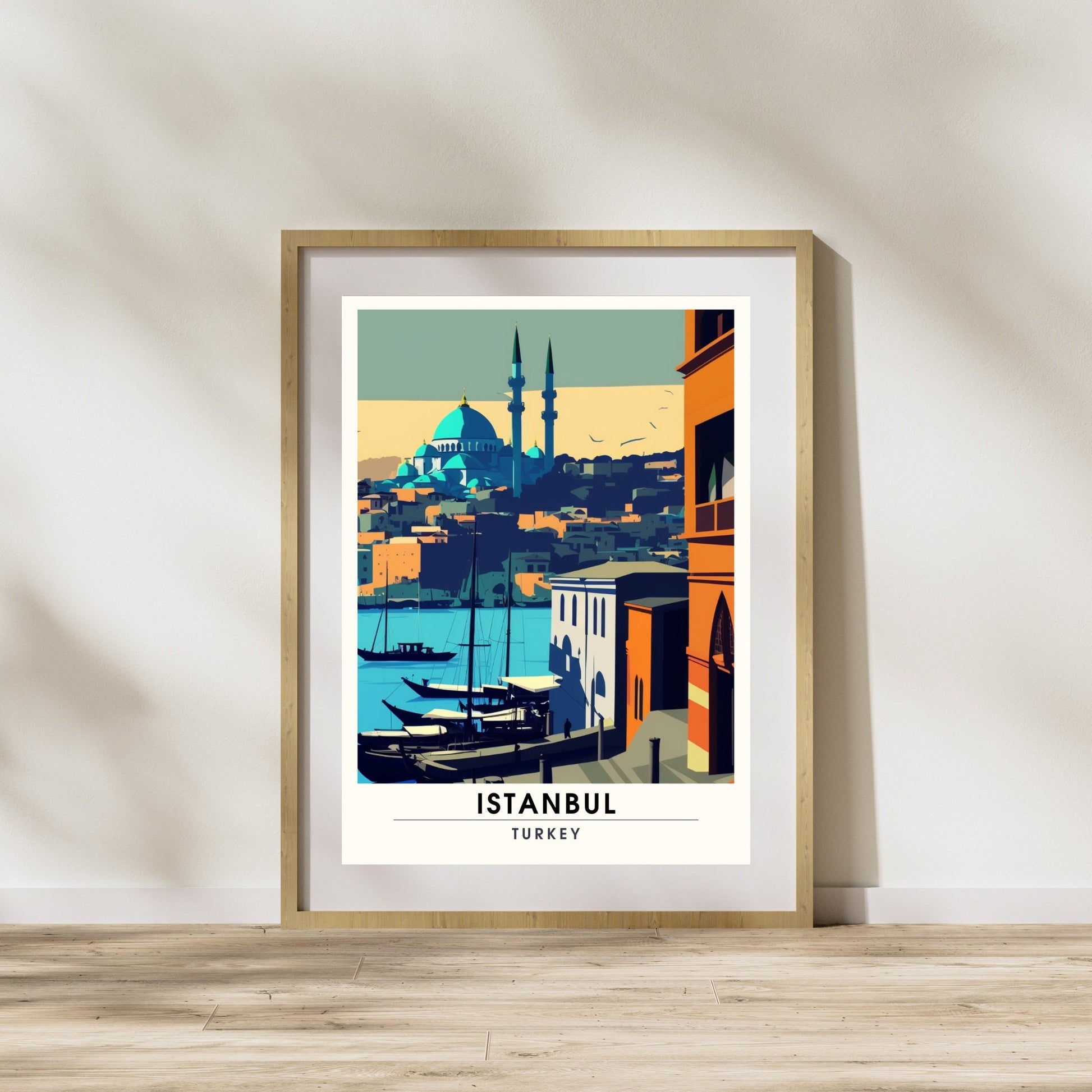 Impression Istanbul | Impression de voyage Istanbul | Poster Turquie