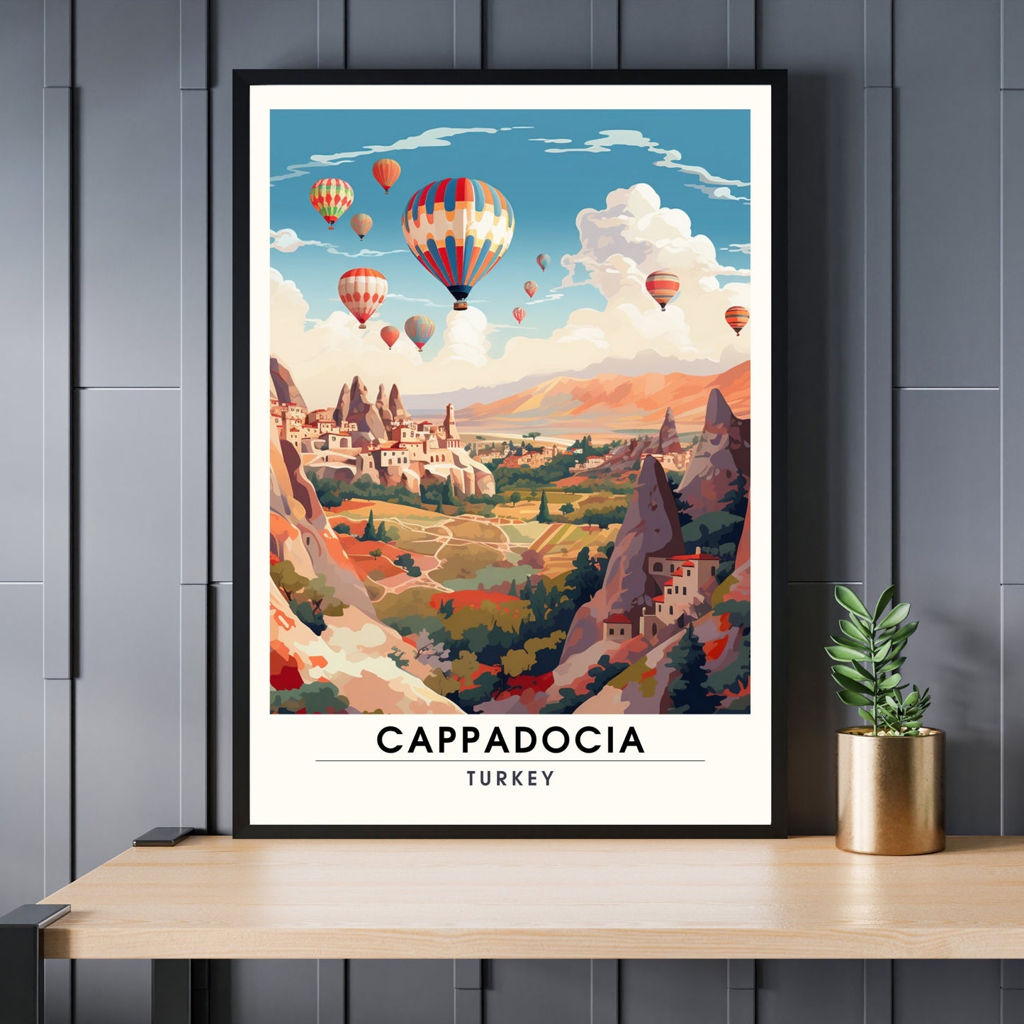 Impression Cappadoce | Impression de voyage Cappadoce | Poster Turquie