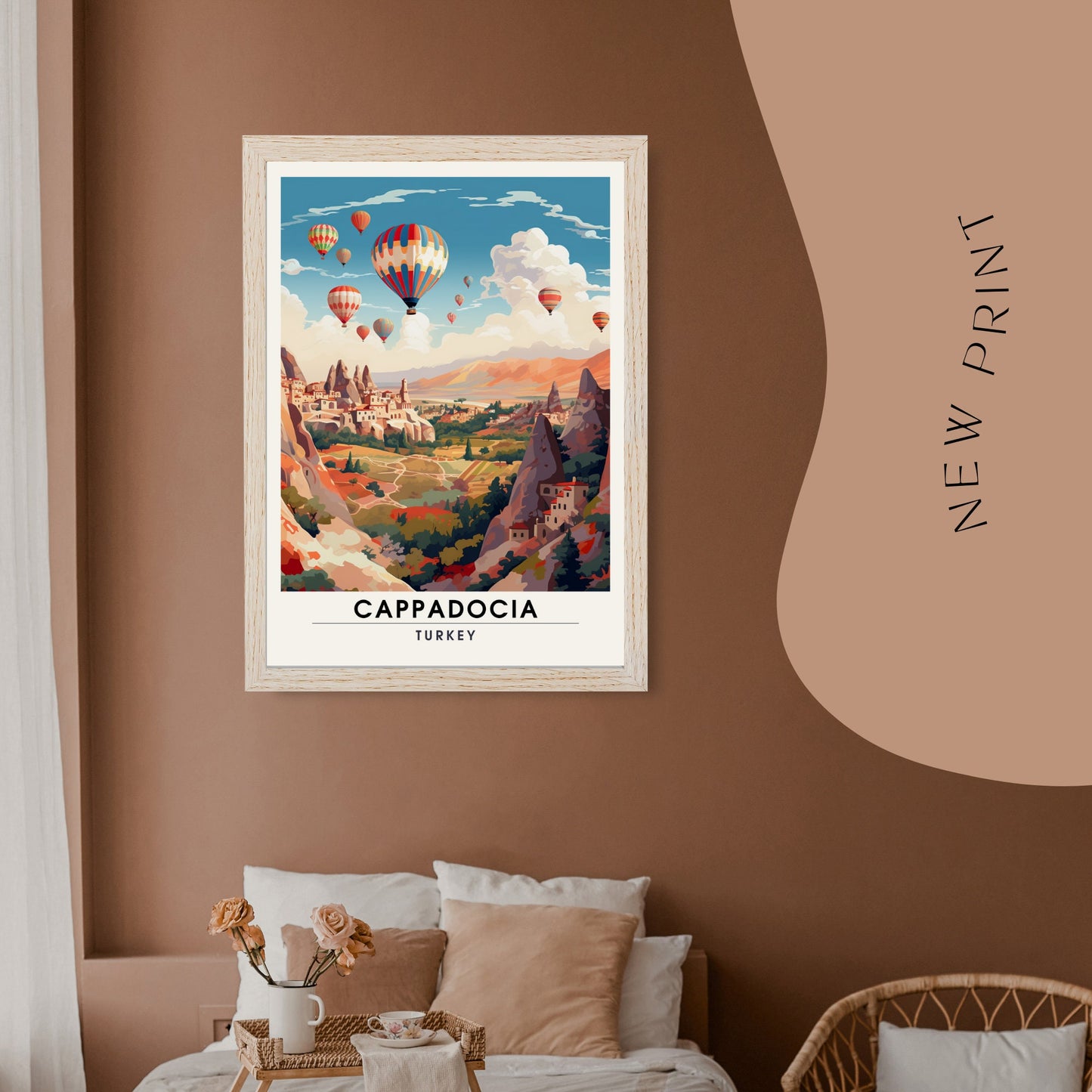 Impression Cappadoce | Impression de voyage Cappadoce | Poster Turquie