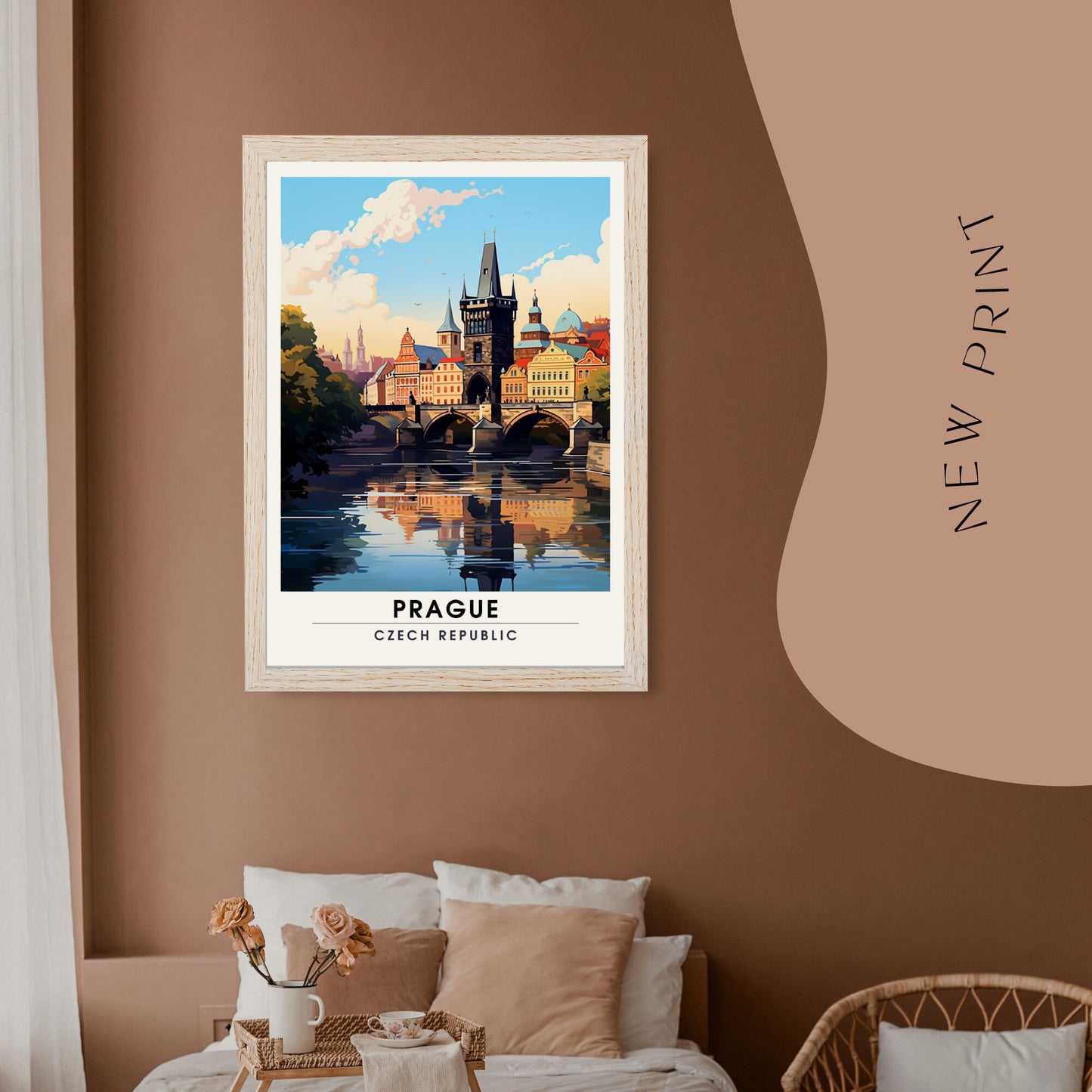 Impression Prague | Poster de voyage Prague