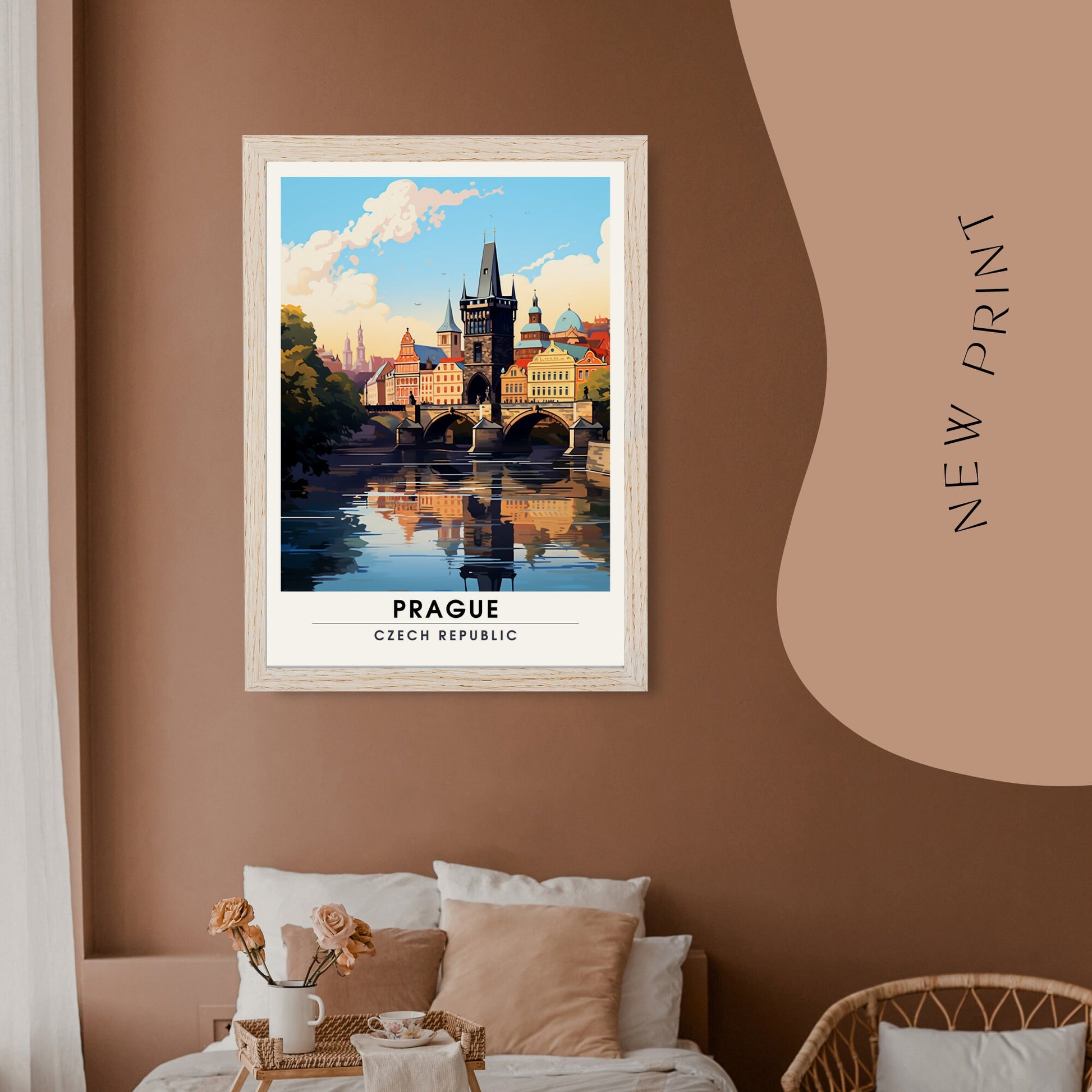 Impression Prague | Poster de voyage Prague