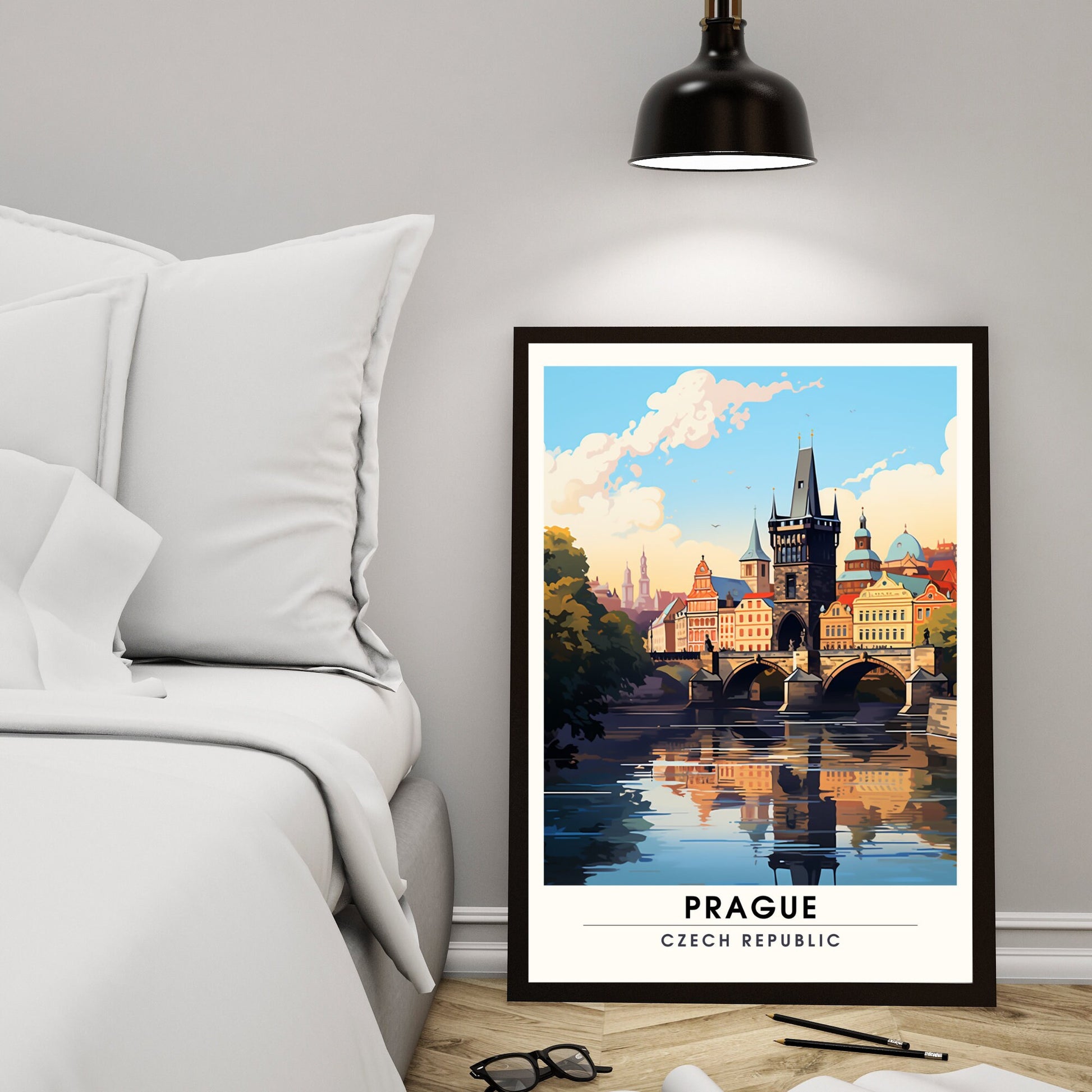 Impression Prague | Poster de voyage Prague