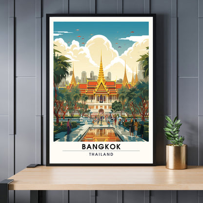 Impression Bangkok | Impression de voyage Bangkok | Poster Thaïlande