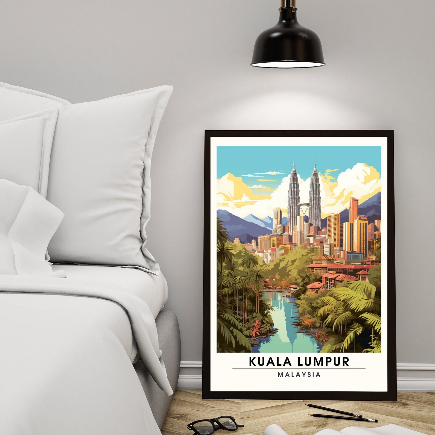 Impression Kuala Lumpur | Poster de voyage Kuala Lumpur