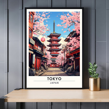 Impression Tokyo, Japon | Poster de voyage Tokyo