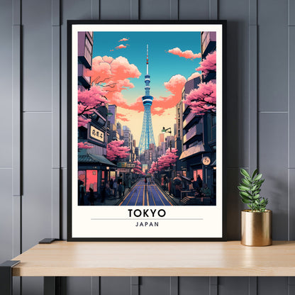 Impression Tokyo, Japon | Impression de voyage Tokyo | Poster Japon