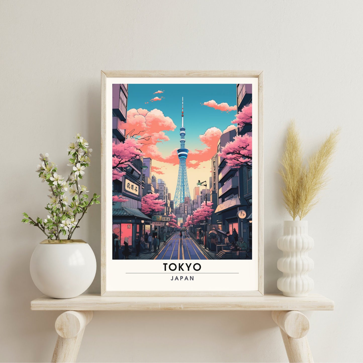 Impression Tokyo, Japon | Impression de voyage Tokyo | Poster Japon